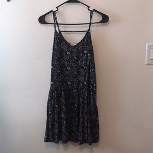 flowy patterned dress